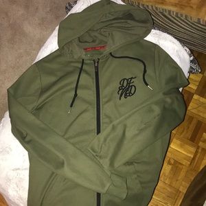 DFND Khaki zipper for men size small
